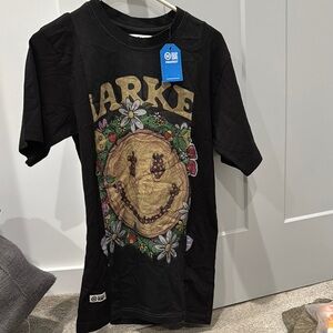 Market RW (Re Worked) Black Smiley Face Shirt, Brand New, Size M